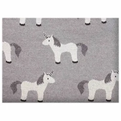 Couverture pour bébé en coton bio LICORNE><noscript><img width=