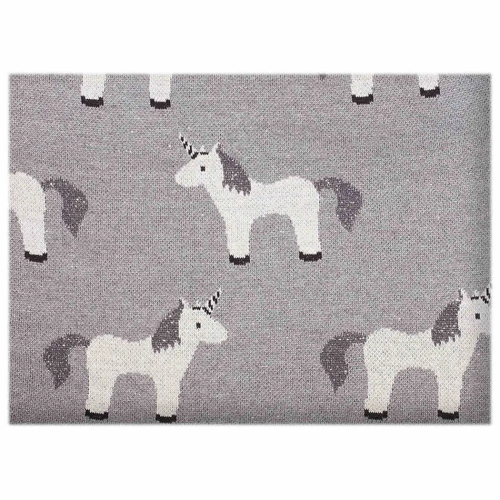 Couverture pour bébé en coton bio LICORNE>Sevira Kids