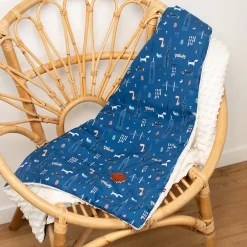 Couverture réversible en minky New York>Sevira Kids Outlet