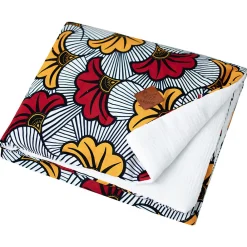 Couverture réversible Wax Fleurs de mariage>Sevira Kids New