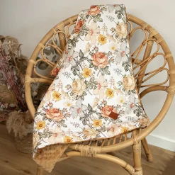 Couverture réversible en minky Néo vintage>Sevira Kids Online