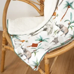 Couverture réversible en sherpa Safari>Sevira Kids Online