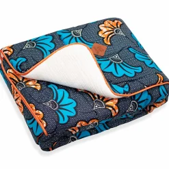 Couverture réversible Wax Fleurs de mariage>Sevira Kids Online