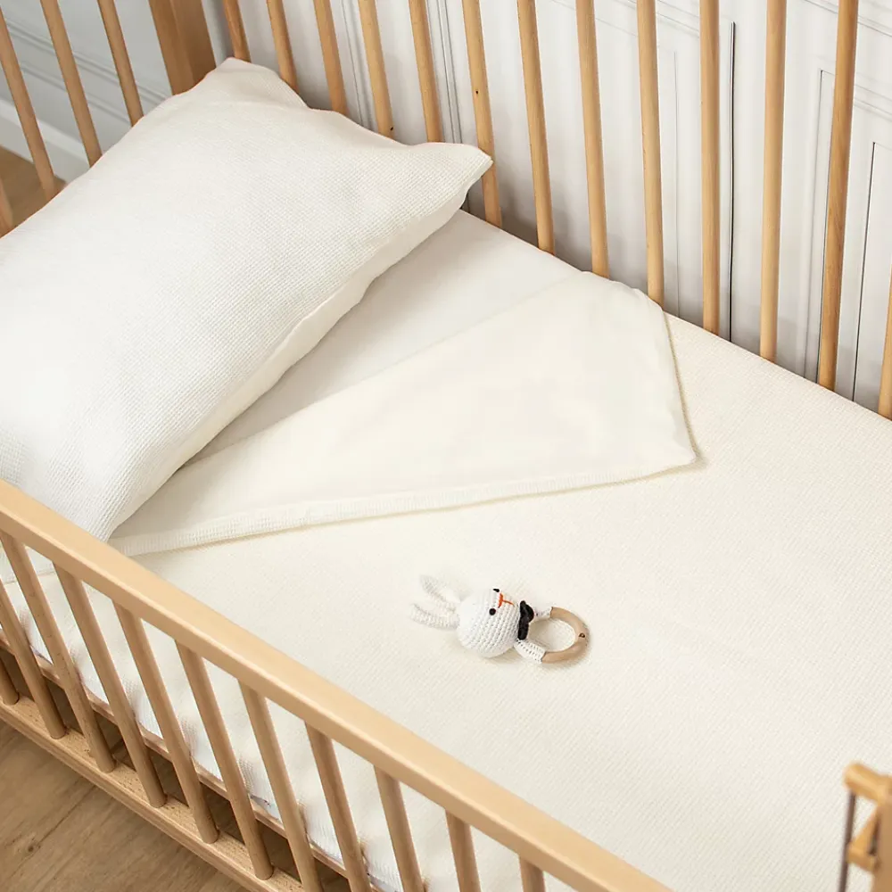 Sevira Kids Couverture été en coton nid d'abeille* Couverture