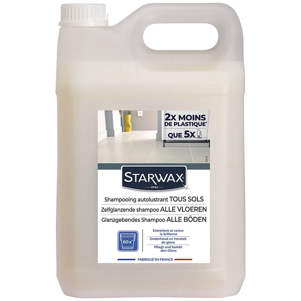 Shampoing brillant sols carrelés 5L>Starwax Best