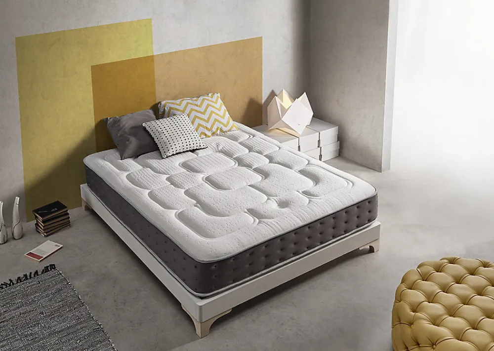 Simpur Low Cost Simpur relax matelas epaisseur 20 cm royal top visco-graphene 140x200 cm haut niveau de conductivite thermique* Matelas