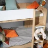 Abiks Meble SMART 2 Lit superposé 254/165/94 (Artisan/noir)*Enfant Lit Enfant