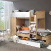 Abiks Meble SMART 2 Lit superposé 254/165/94 (Artisan/blanc)*Enfant Lit Enfant