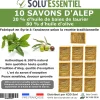 Solu Essentiel - Savon d Alep - 20% huile de baies de laurier - 80% huile d olive - Savon de 200g - lot de 10>Tout Pour Les Nuisibles Discount