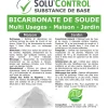 Tout Pour Les Nuisibles SOLU'CONTROL - 25 Kg de Bicarbonate de Soude Multi Usages, Maison et Jardin, 100% Naturel, Sachet Zip refermable* Désodorisant Et Parfum D'Ambiance