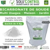 SOLU'CONTROL - 4 Kg de Bicarbonate de Soude Multi Usages, Maison et Jardin, 100% Naturel, Sachet Zip refermable>Tout Pour Les Nuisibles Discount