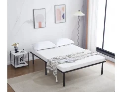 Habitat Et Jardin Sommier à lattes + pieds pour matelas 140 x 190 cm 26 lattes* Sommier