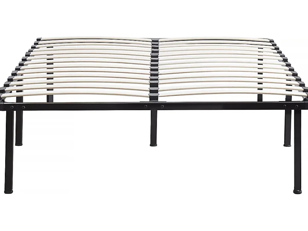 Habitat Et Jardin Sommier à lattes + pieds pour matelas 140 x 190 cm 26 lattes* Sommier
