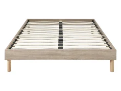 Vente-unique Sommier à lattes 140 x 190 cm - Naturel clair - MUCHIGAN de YSMÉE* Sommier