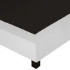 Juanio Sommier à lattes avec pieds CELY, tapissier en bois massif couleur gris- longueur 190 x largeur 90 cm* Sommier
