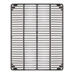 Monmobilierdesign Sommier à Lattes En Acier Avec Bande Stabilisatrice Noir 160x200 Cm Sans Pieds* Sommier