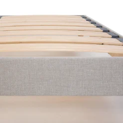 Sommier à lattes en bois Capitole 160x200 cm Coloris Gris clair Livré en kit><noscript><img width=