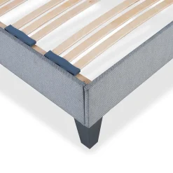 Sommier à lattes en bois Ergostar 160x200 cm Coloris Gris clair Livré en kit><noscript><img width=