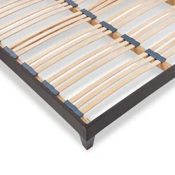 Sommier à lattes en bois Kit15 200x200 cm Coloris Gris anthracite Livré en kit><noscript><img width=