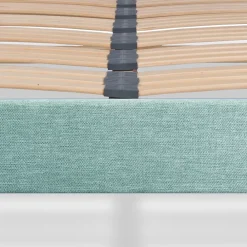 Bellecour Sommier à lattes en bois Lumière 90x190 cm Coloris Vert pastel Livré en kit* Sommier