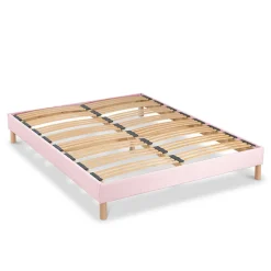 Sommier à lattes en bois Lumière 180x200 cm Coloris Rose Livré en kit>Bellecour Outlet