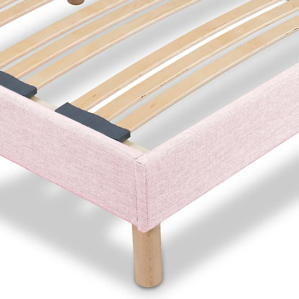 Sommier à lattes en bois Lumière 180x200 cm Coloris Rose Livré en kit>Bellecour Outlet