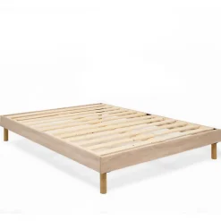 Sommier à lattes en kit 160x200 cm avec pieds><noscript><img width=