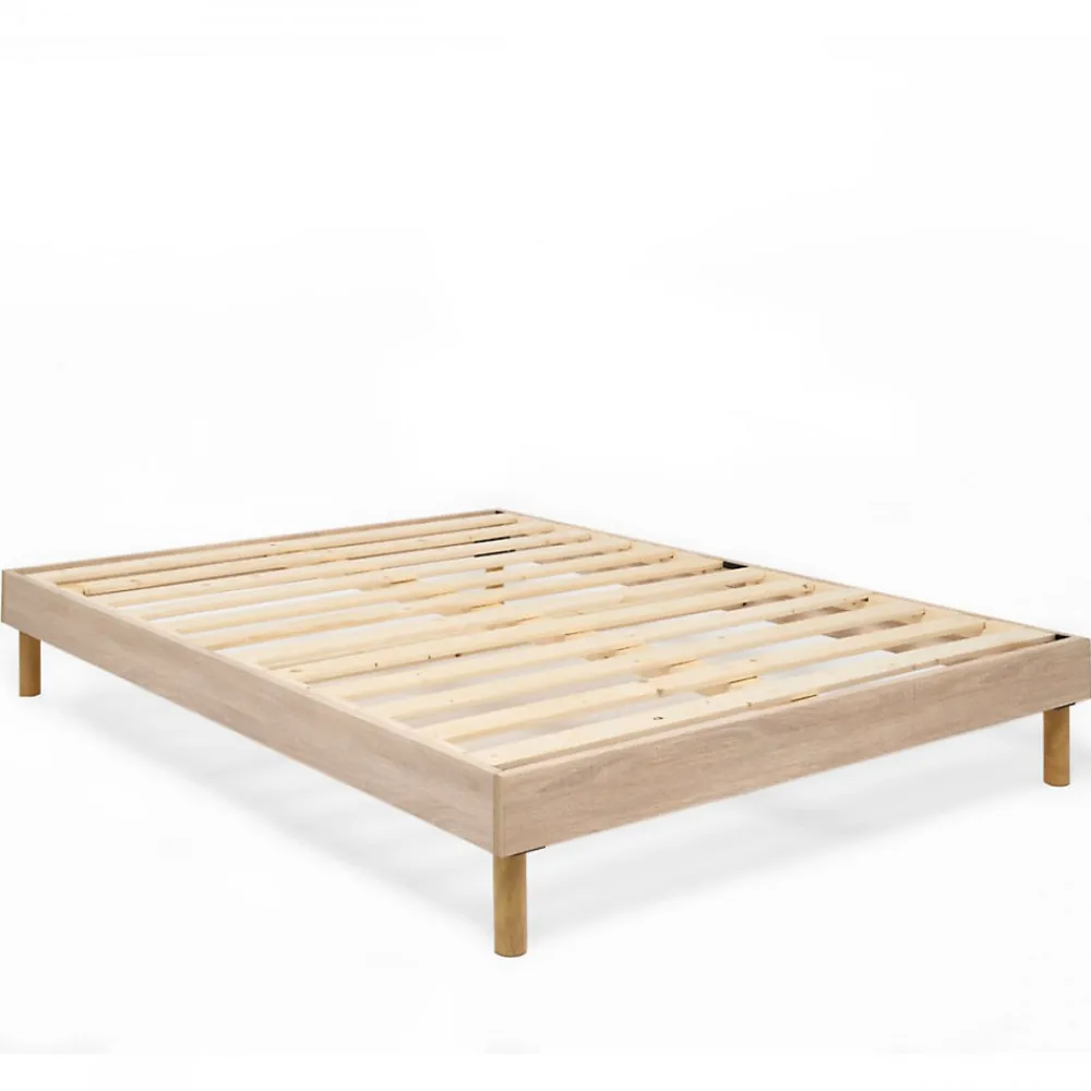Sommier à lattes en kit 160x200 cm avec pieds>Bleu Calin Hot