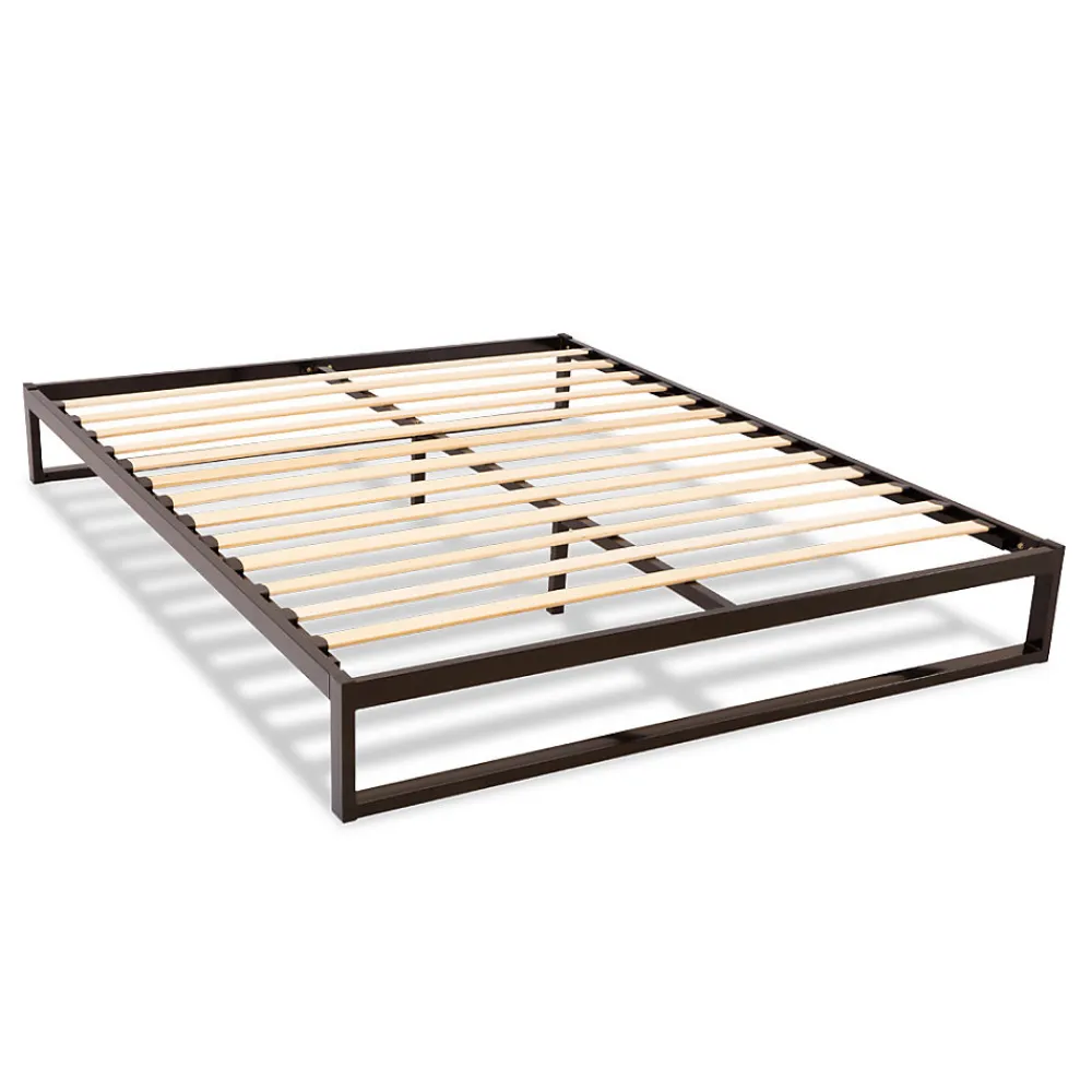 Sommier à lattes en métal Pandore 140x190 cm Coloris Noir Livré en kit>Olympe Literie Online
