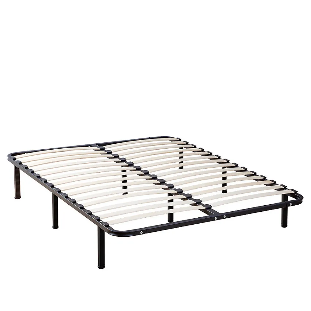 Sommier à lattes en métal Somkit 160x200 cm Coloris Noir Livré en kit>Olympe Literie Discount