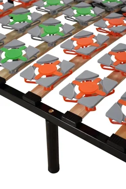 Sommier à Lattes Ergonomique Avec Plots De Soutien 200x200 Cm Avec Pieds><noscript><img width=