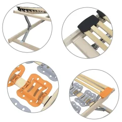 Sommier à Lattes Ergonomique En Bois Avec Plots De Soutien 7 Zones De Confort Tête Et Pied Relevables 120x200 Cm><noscript><img width=
