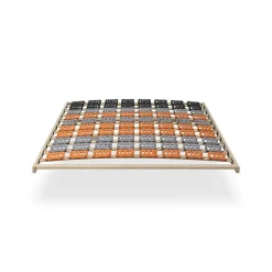 Monmobilierdesign Sommier à Lattes Ergonomique Cadre En Bois Avec Plots De Soutien 140x200 Cm* Sommier