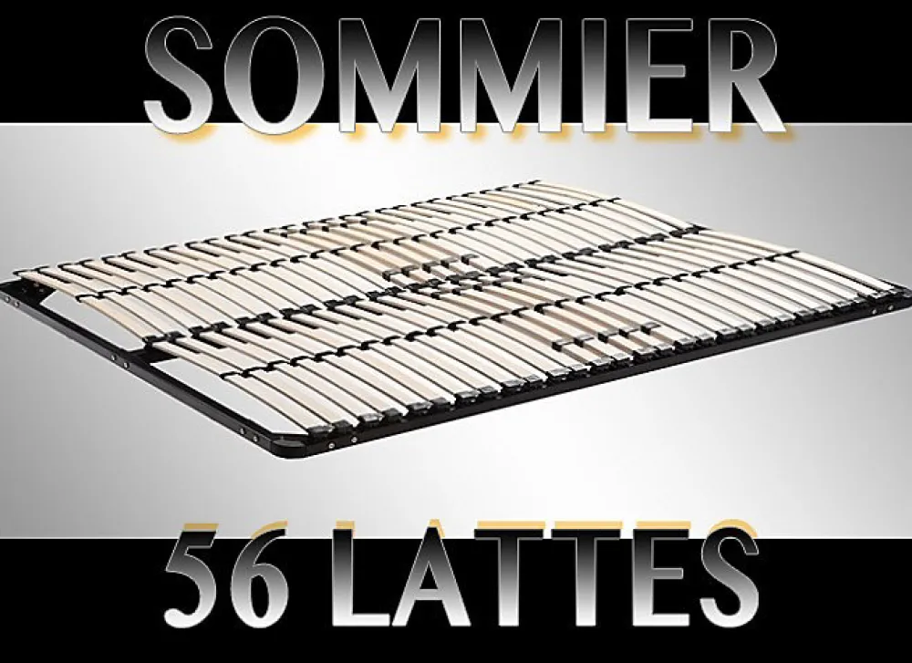 Sommier à lattes multiplis résistant fermeté réglable 180X200 cm>Paolo Collaner Discount