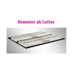 Sommier à lattes multiplis résistant fermeté réglable 180X200 cm><noscript><img width=
