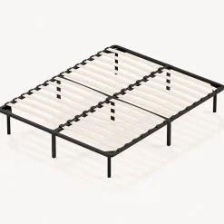 Sommier à Lattes sur Pieds, Lit 2x13 Lattes,7 Pieds Inclus,140x190CM Dewinner>Teeno Best