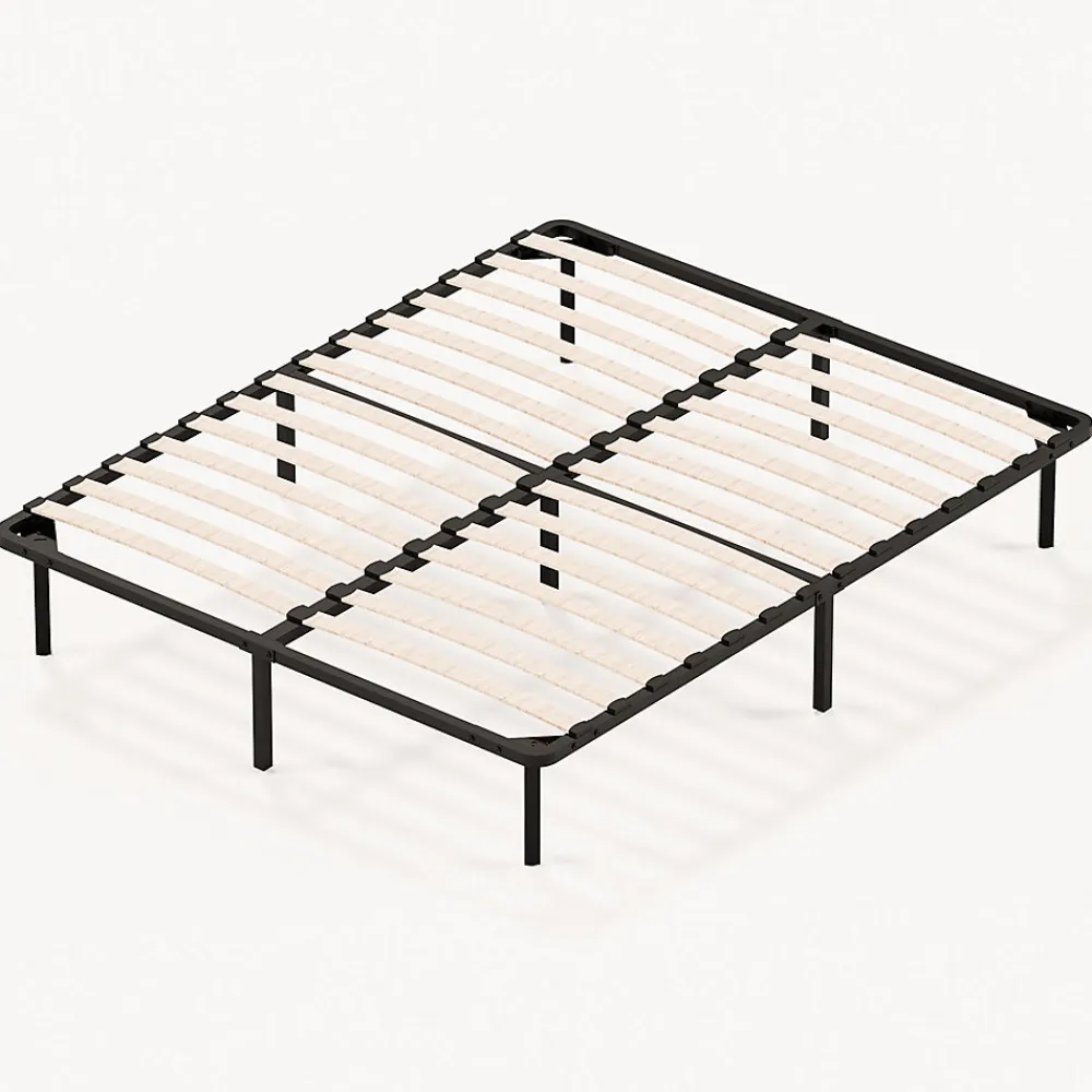 Sommier à Lattes sur Pieds, Lit 2x13 Lattes,7 Pieds Inclus,140x190CM Dewinner>Teeno Best