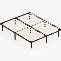 Teeno Sommier à Lattes sur Pieds,7 Pieds Inclus ,Lit 2x13 Lattes,140x190 CM* Sommier