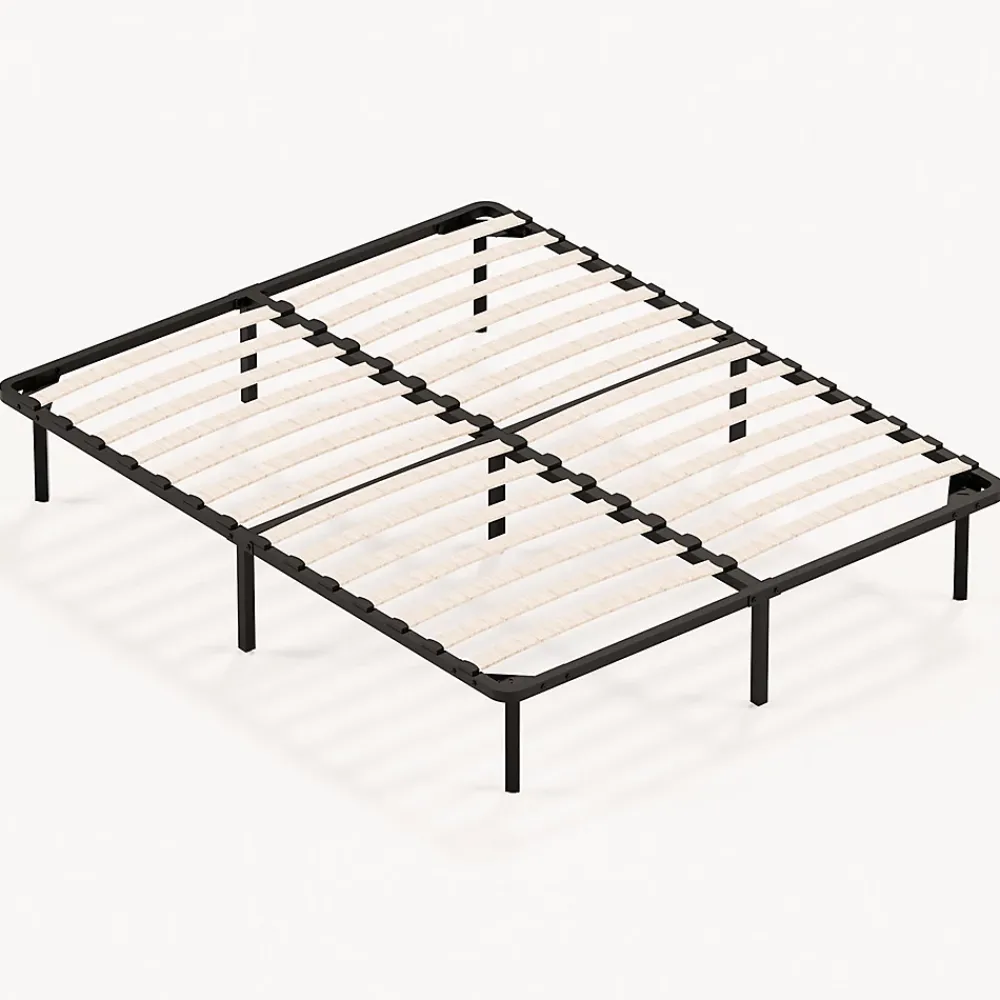 Teeno Sommier à Lattes sur Pieds,7 Pieds Inclus ,Lit 2x13 Lattes,140x190 CM* Sommier