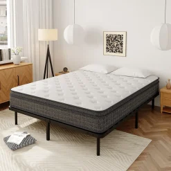 Teeno Sommier à Lattes sur Pieds,7 Pieds Inclus ,Lit 2x13 Lattes,140x190 CM* Sommier