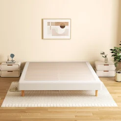 Sommier à Lattes 140x200 cm, 9 pieds, 2x14 lattes><noscript><img width=