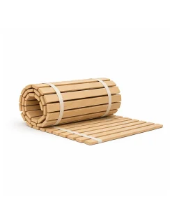 SOMMIER à LATTES 90x200 ou 90x190 SOMMIER à LATTES sur ROULEAU LATTES pour LIT><noscript><img width=