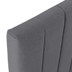 Vs Venta-Stock Sommier + tête de lit Eris 140x190 cm Gris foncé* Sommier