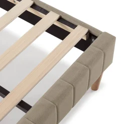 Vs Venta-Stock Sommier + tête de lit Eris 150x190 cm Beige* Sommier