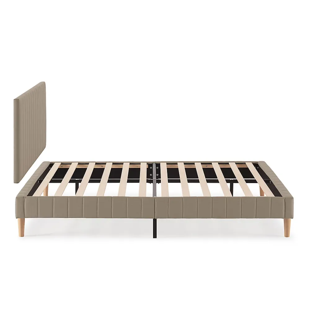 Vs Venta-Stock Sommier + tête de lit Eris 150x190 cm Beige* Sommier