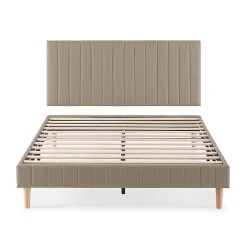 Vs Venta-Stock Sommier + tête de lit Eris 150x190 cm Beige* Sommier