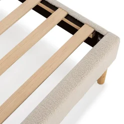 Vs Venta-Stock Sommier + tête de lit Niebla 140x200 cm Beige* Sommier
