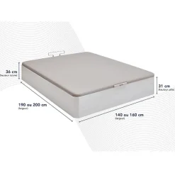 Sommier COFFRE SPACE UP 140x190><noscript><img width=