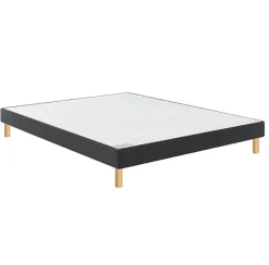 Sommier CONFORT FERME VIGOROSO DECO 80x200 Trame gris clair Lattes>Bultex New