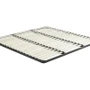 Sommier cadre à lattes 200 x 200 cm - 3x19 lattes - Sans pieds - Noir - KALISTA de YSMÉE>Vente-unique Online